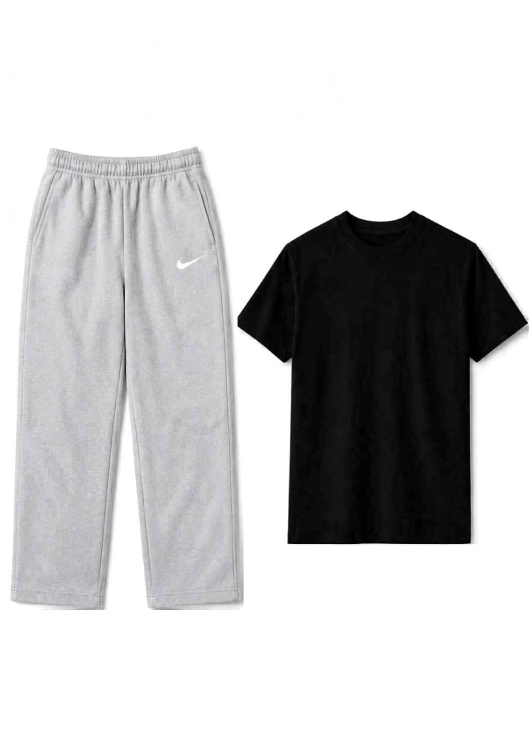 Nike Trouser & T-Shirt Set – Grey