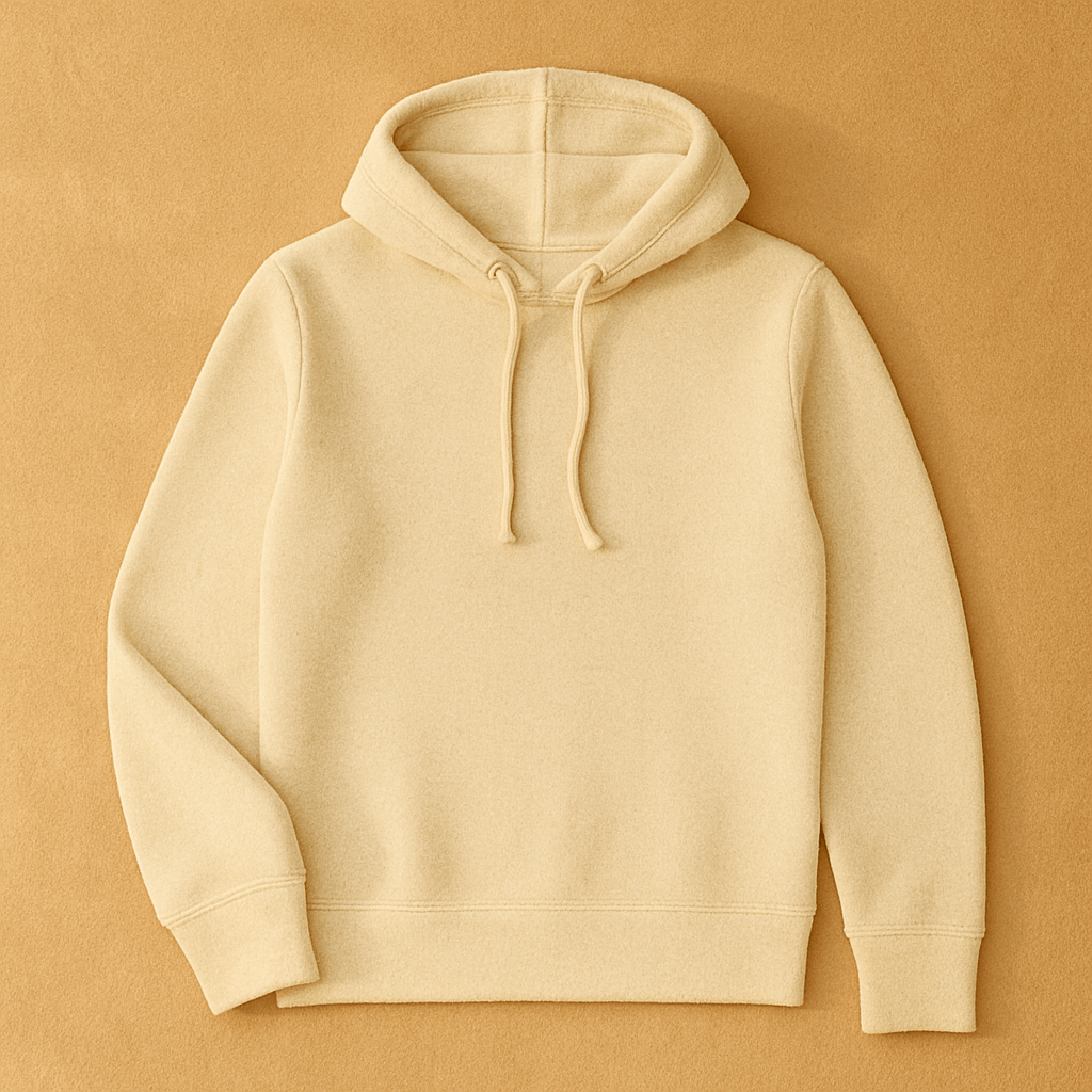 Plain Beige Hoodie