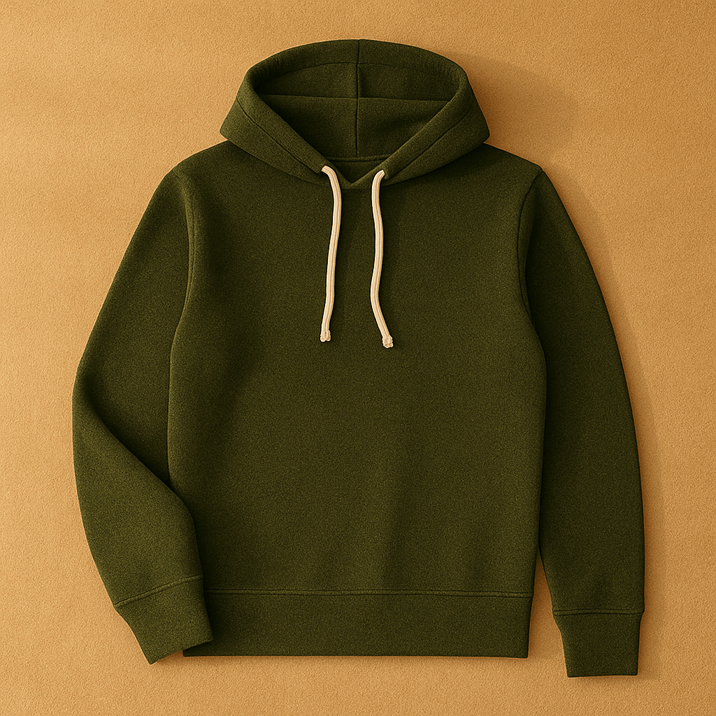Plain Olive Hoodie