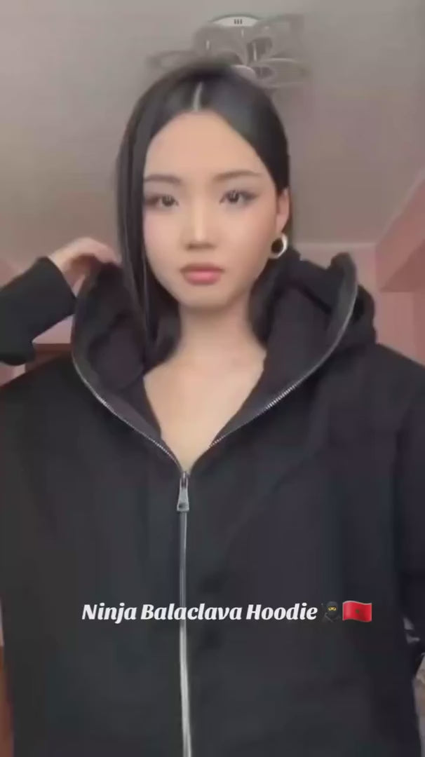 Woman Ninja Zipper Hoodie